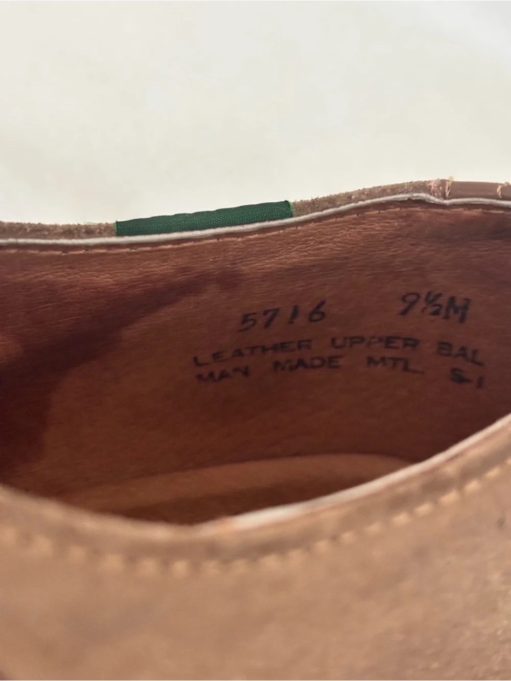 G.H. Bass & Co. Two-Tone Brown Oxford with Red Sole